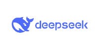DeepSeek logo, an advanced artificial intelligence model for language analysis and understanding.