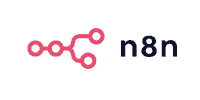 n8n logo, an open-source automation platform for AI agents and advanced workflows.